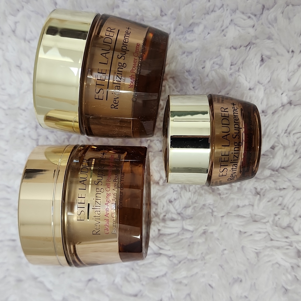2 Estee Lauder Revitalizing Supreme + .5 oz with Bonus. 17 oz